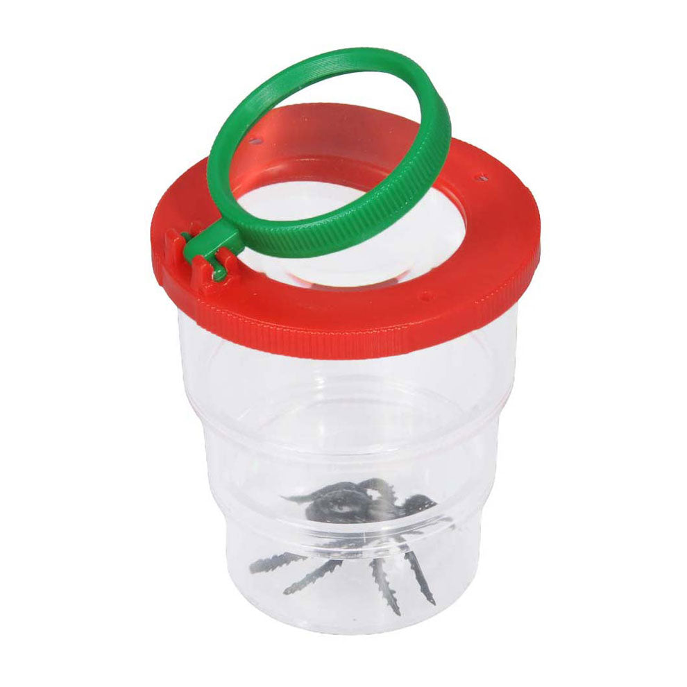 Insectenpotje met vergrootglas