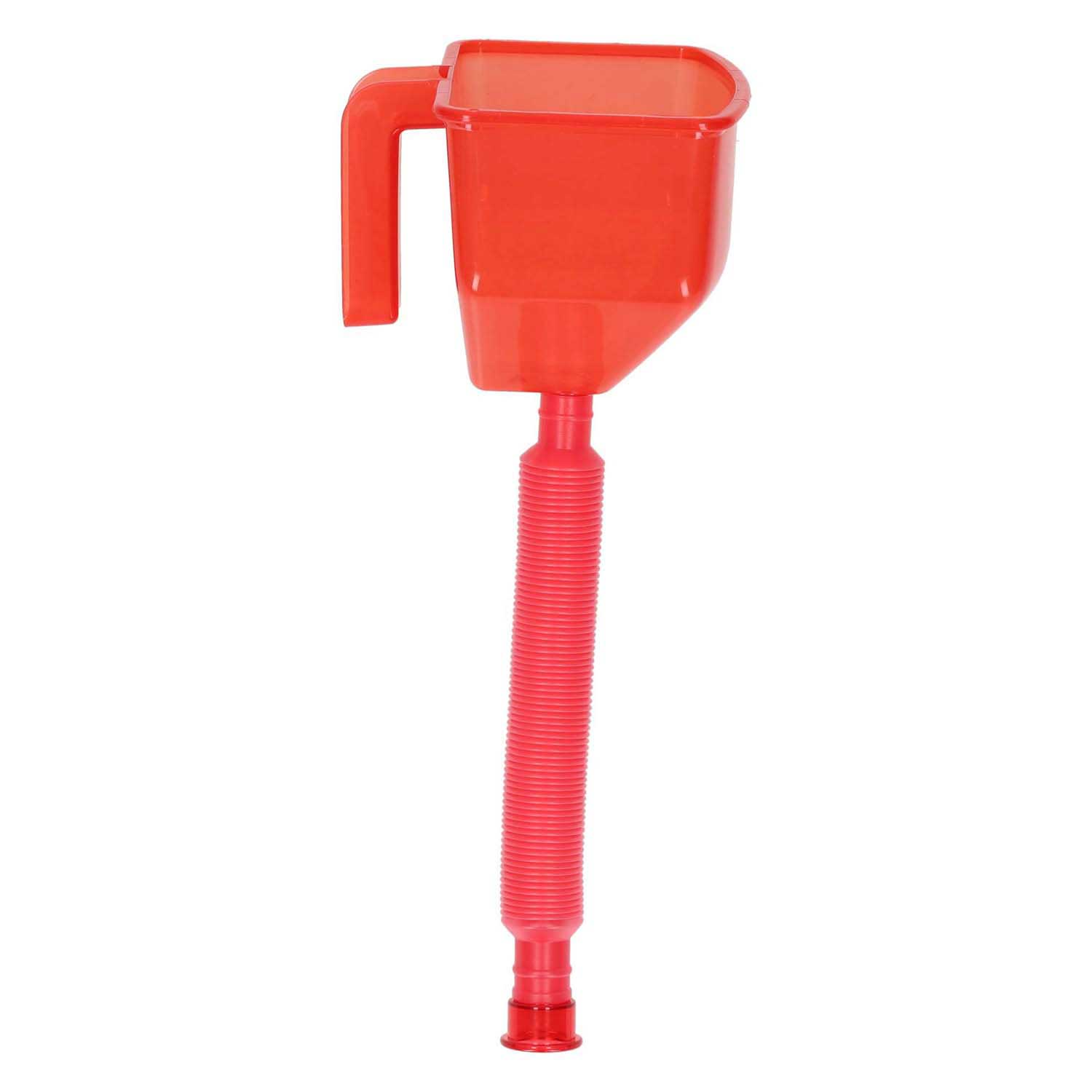 Kleurrijke trechters met handvat