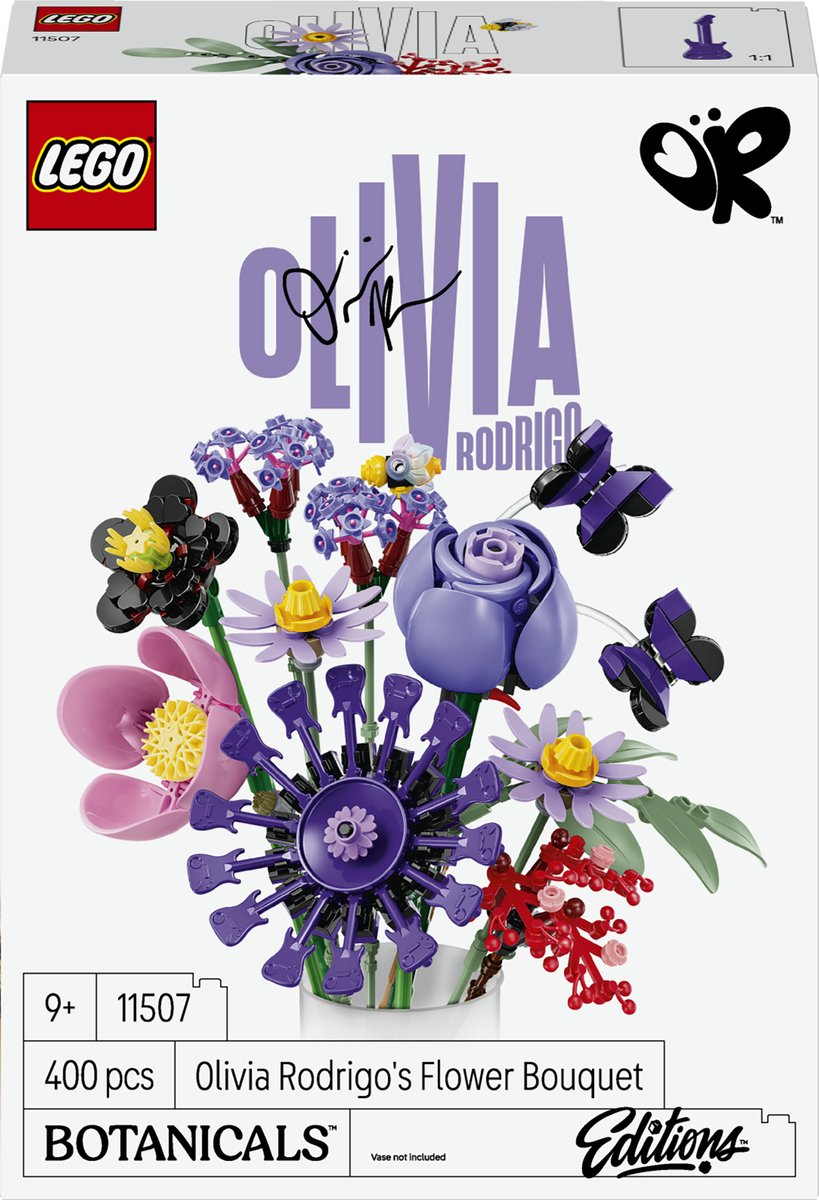 Lego botanicals editions olivia rodrigo's bloemenboeket bouwpakket - 11507