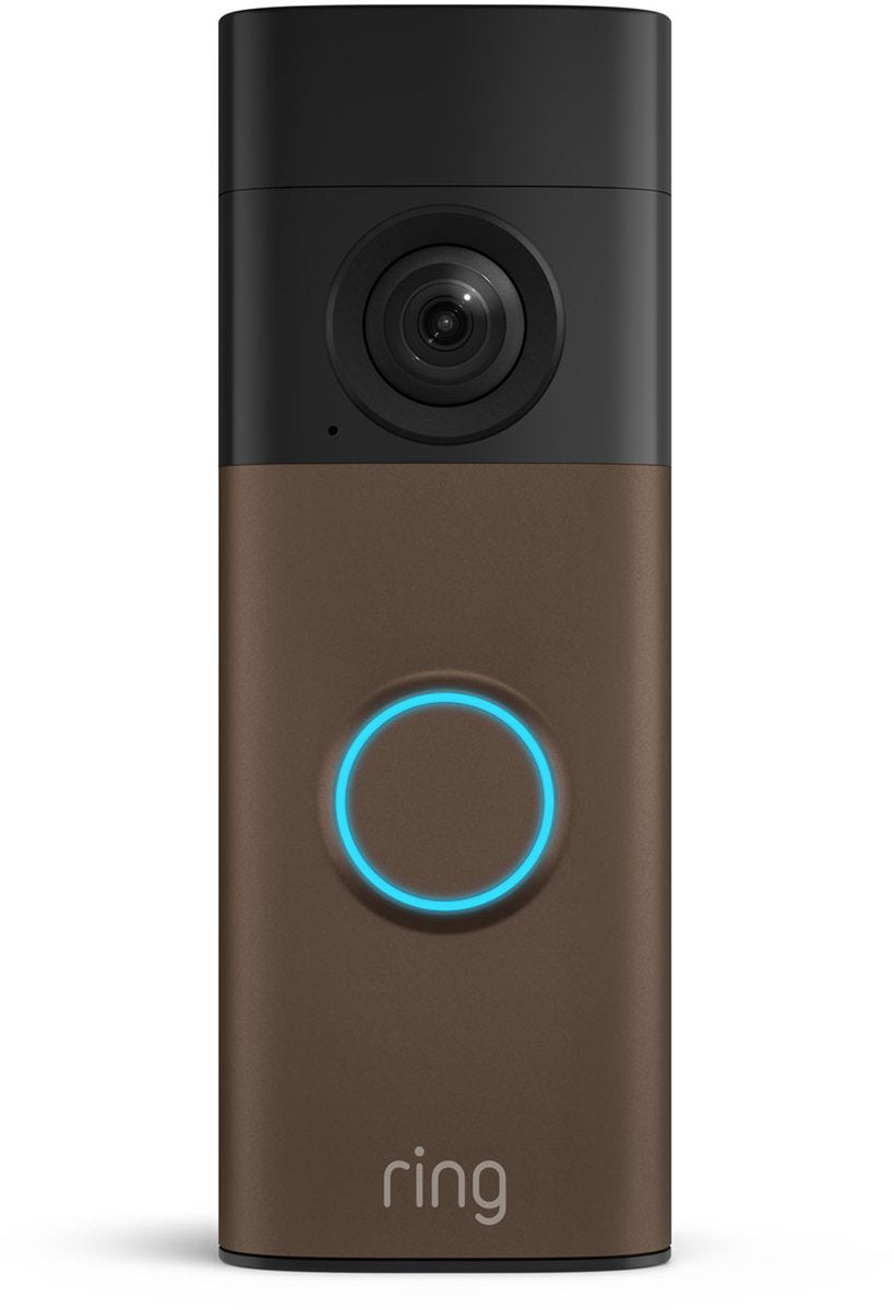 Ring videodeurbel op batterij (nieuwste generatie) - matte mocha - 2k video
