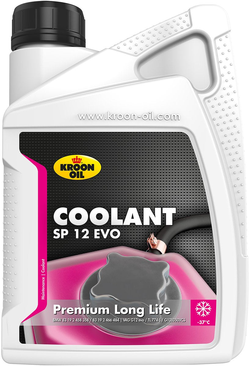 Liquide de refroidissement Kroon-Oil SP 12, Premium Long Life (rose) 1 litre