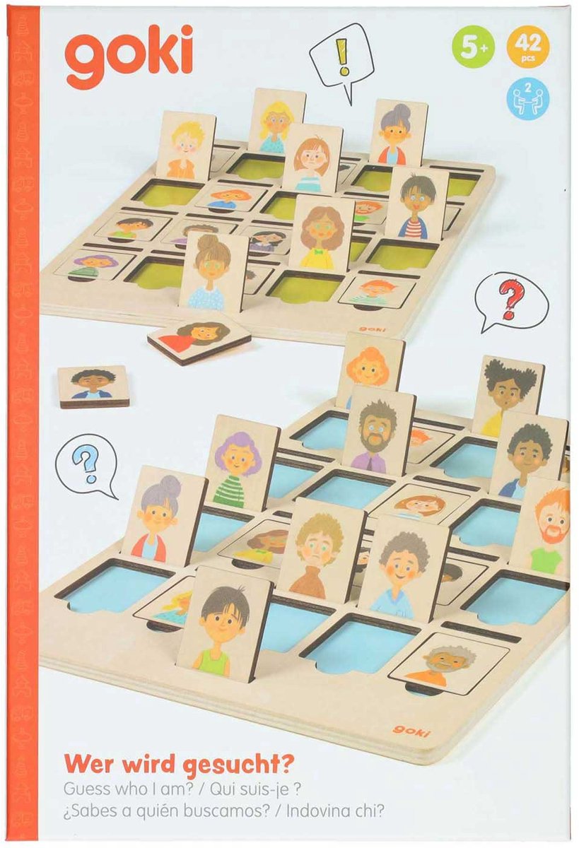 Goki guess who I am? 42 pieces. 20x30x0.7 cm.