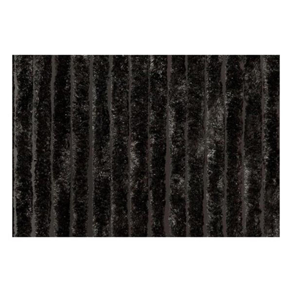 Wicotex kattenstaart deurgordijn 100x240 zwart 100% polypropyleen