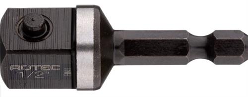 Rotec adapter 1 4 -1 2 vierkant (1stk)