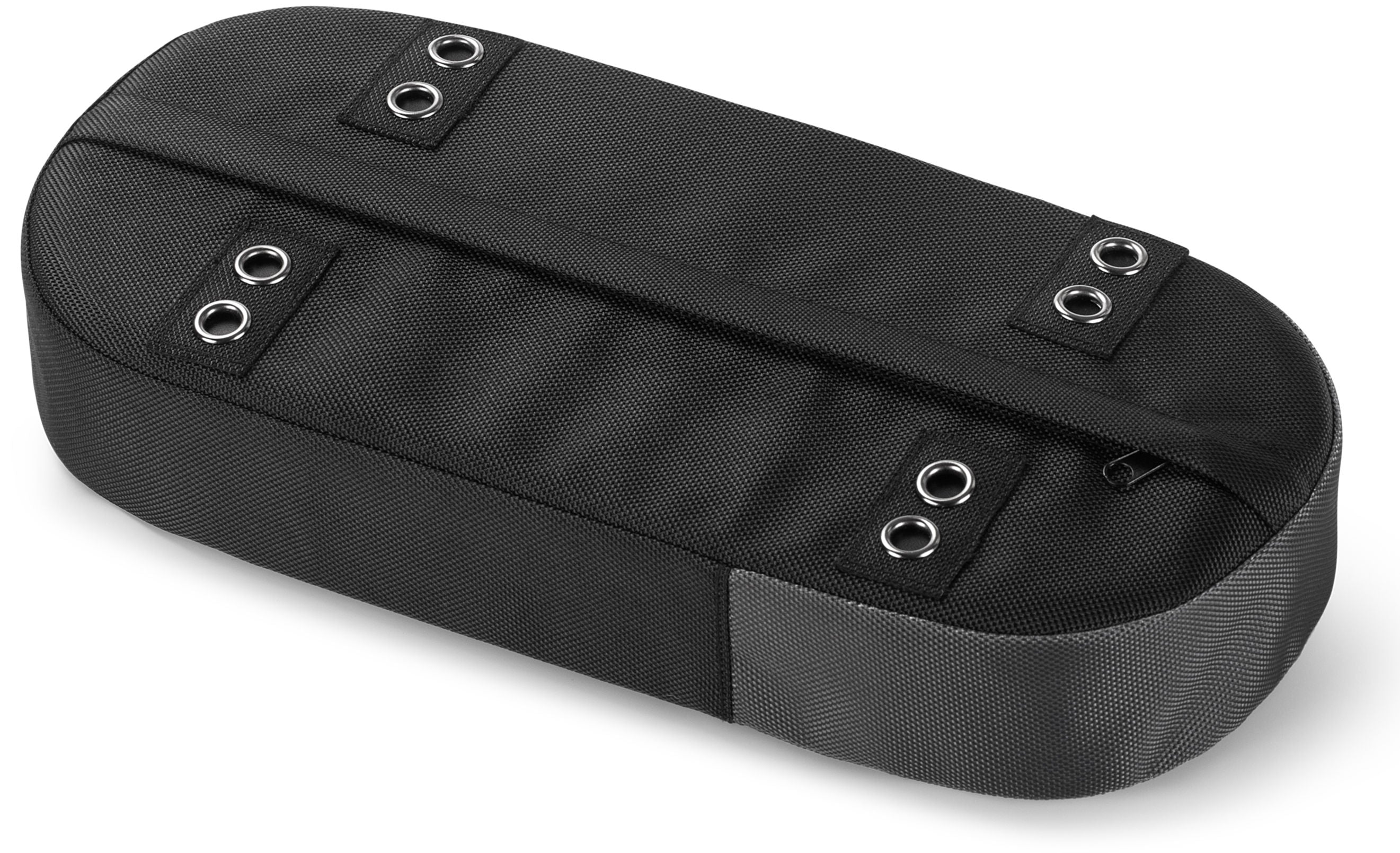 bagagedragerkussen Recycled 38 cm zwart grijs