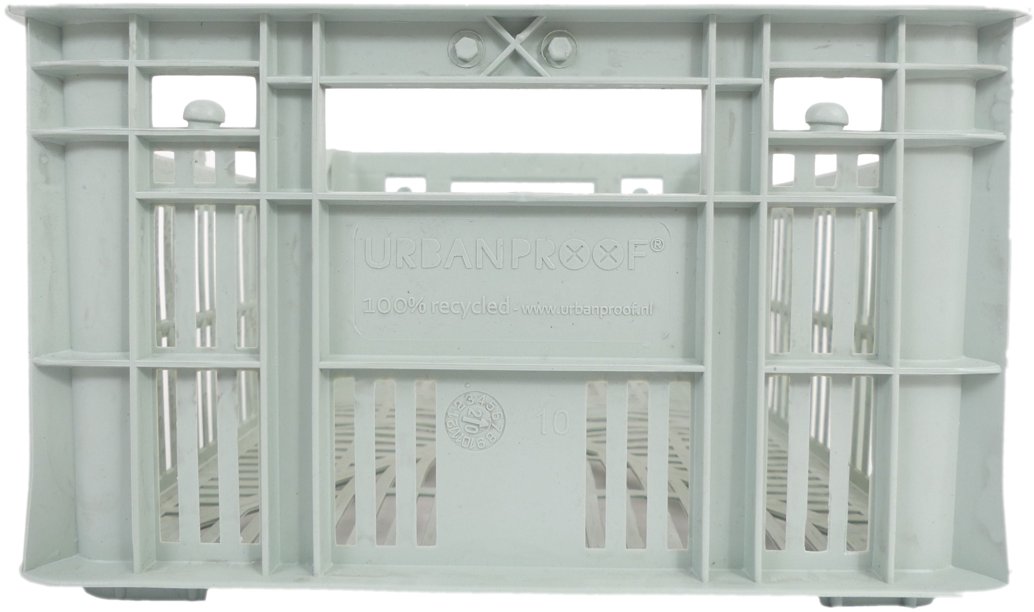 URBAN PROOF Fietskrat Kunststof | Gerecycled Polypropeen | Ijzig groen |