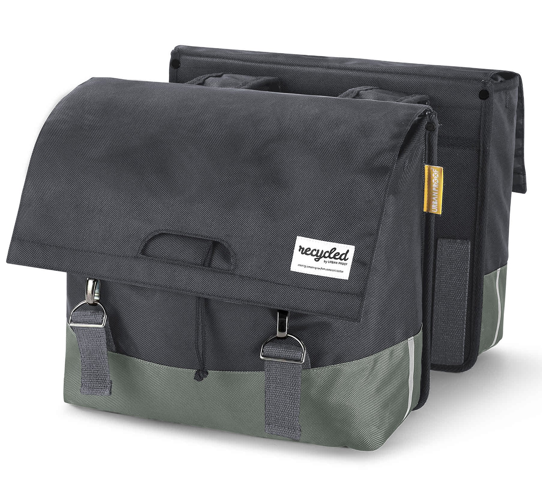 Urban Proof dubbele fietstas 40L grijs