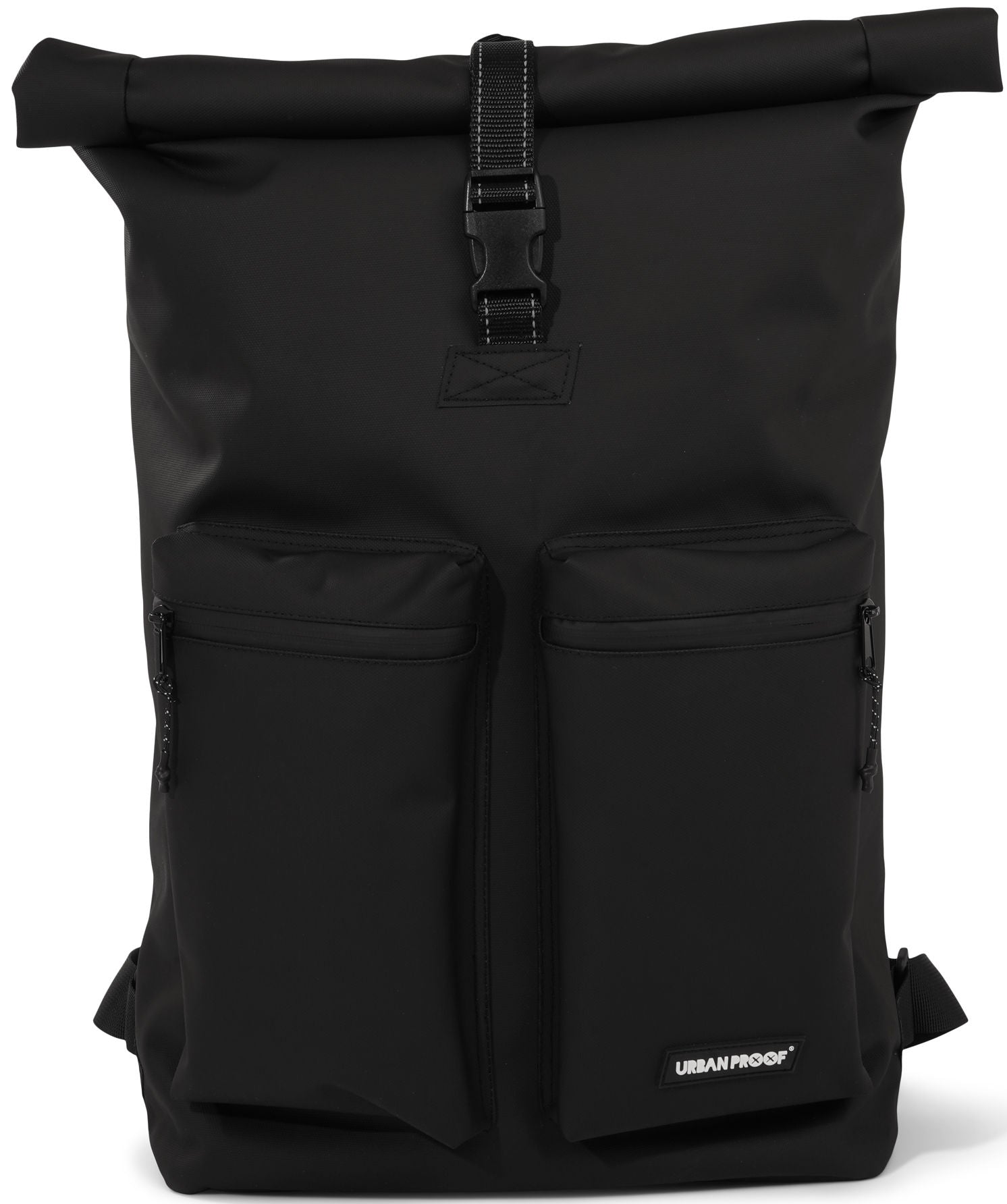 Urbanproof fietstas rolltop up recycle 20l zwart