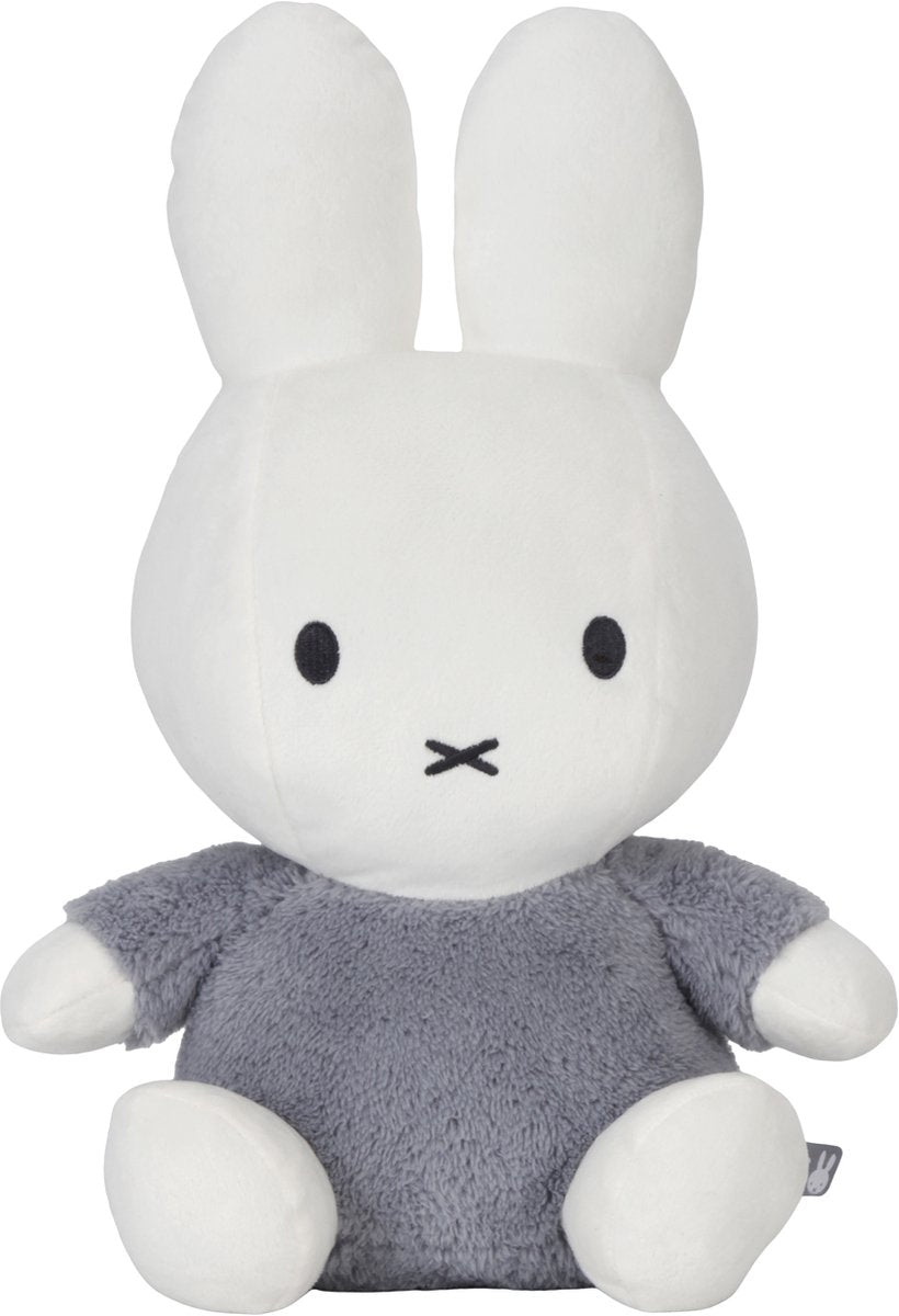Tiamo nijntje knuffel 35cm pluizig blauw