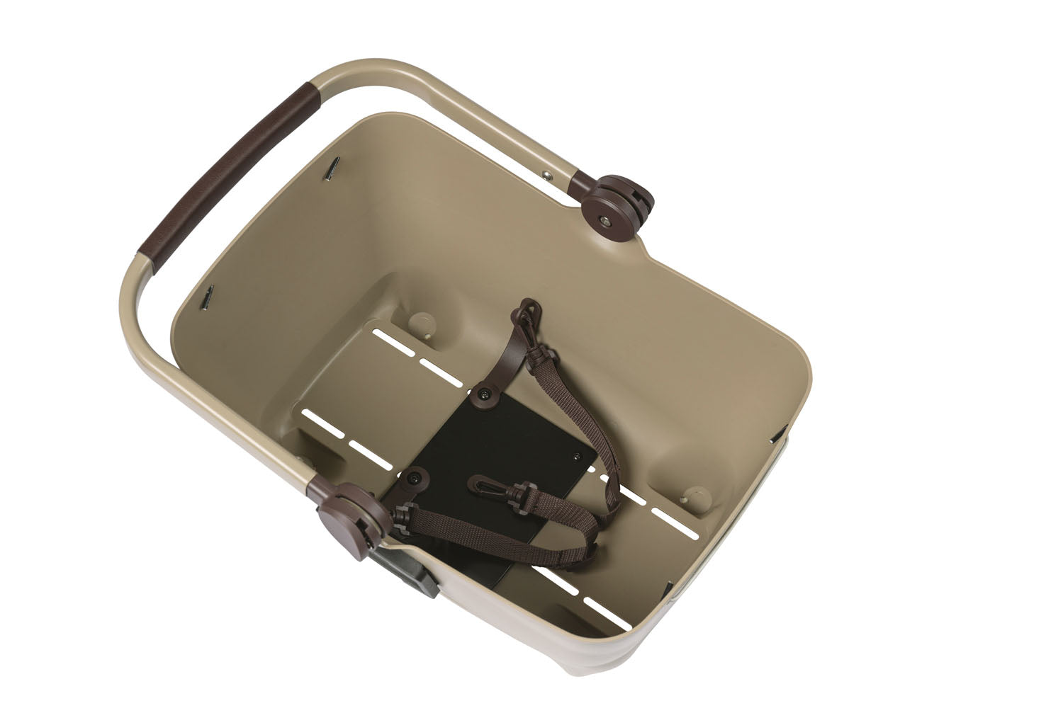 Basil Buddy KF - hondenfietsmand - voorop - biscotti bruin