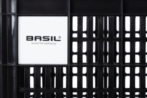 Basil Caisse de vélo en plastique | Plastique | Noir | Système de micro