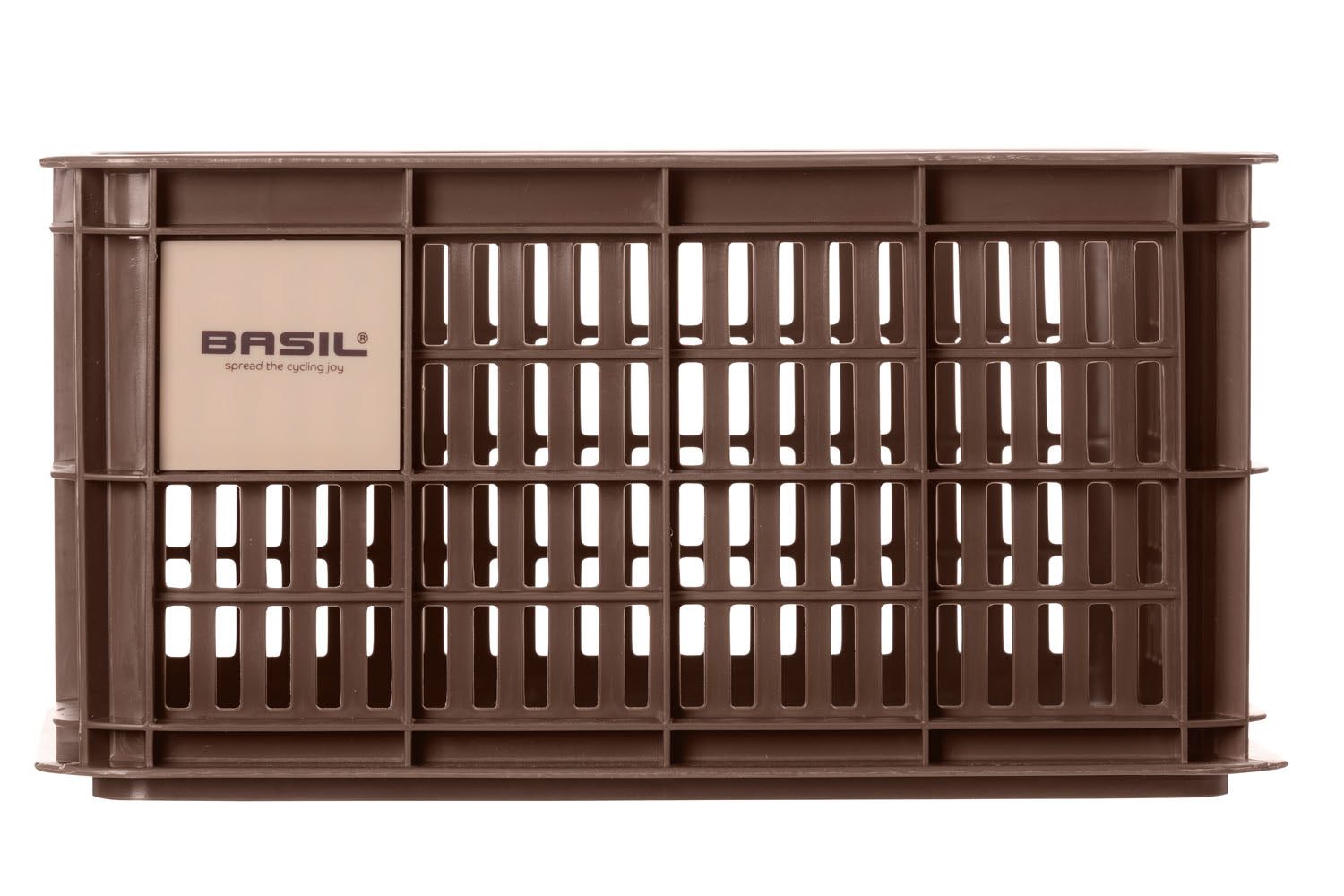 Caisse de vélo recyclée Basil Crate S 17,5 litres 29 x 39 x 20 cm - marron