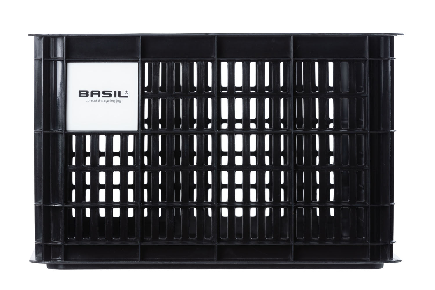 Caisse de vélo recyclée Basil Crate M 29,5 litres 35 x 45 x 25 cm - noir