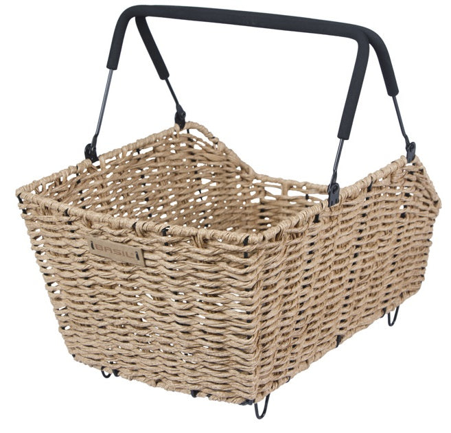 Basil fietsmand cento rotan look multi systeem 40 x 25 x 12 cm - zeegras