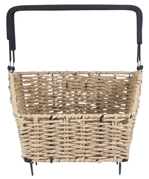 Basil fietsmand cento rotan look multi systeem 40 x 25 x 12 cm - zeegras