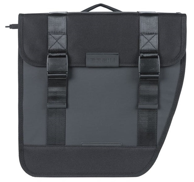 Basil dubbele tas tour waterdicht mik 28l zwart