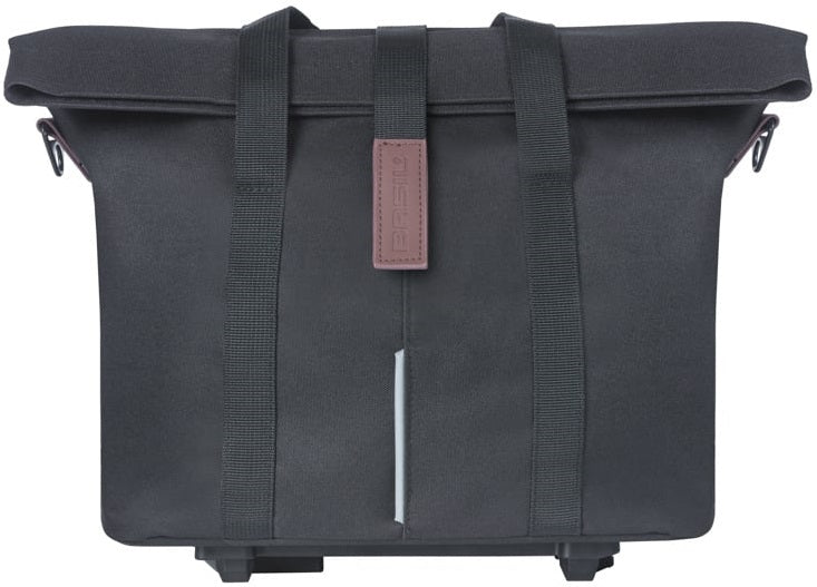 Basil fietshandtas city mik 8 - 11 liter 19 x 30 x 26 cm - zwart