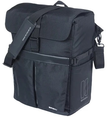 Basil fietsschoudertas move mik noppen 14 liter 14 x 24 x 34 cm - zwart