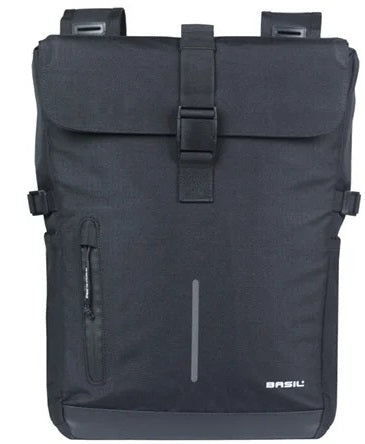 Basil tas move dubbel zwart | 30l