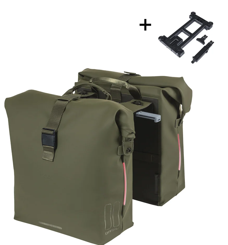 Basilicum tas soho dubbel groen | mik | 41l