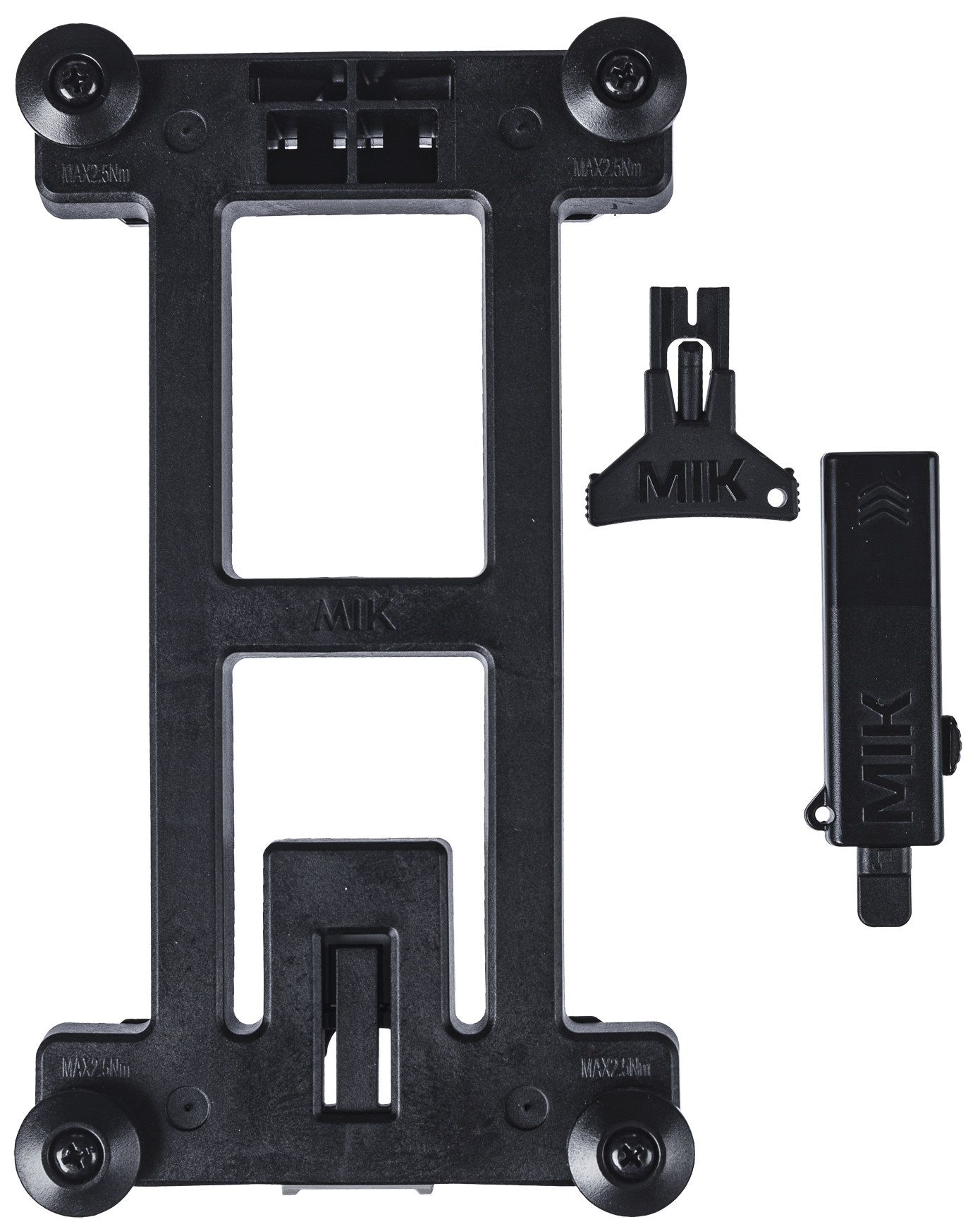 Basil mik adapterplaat tas adapterplaat zwart 70171 70173