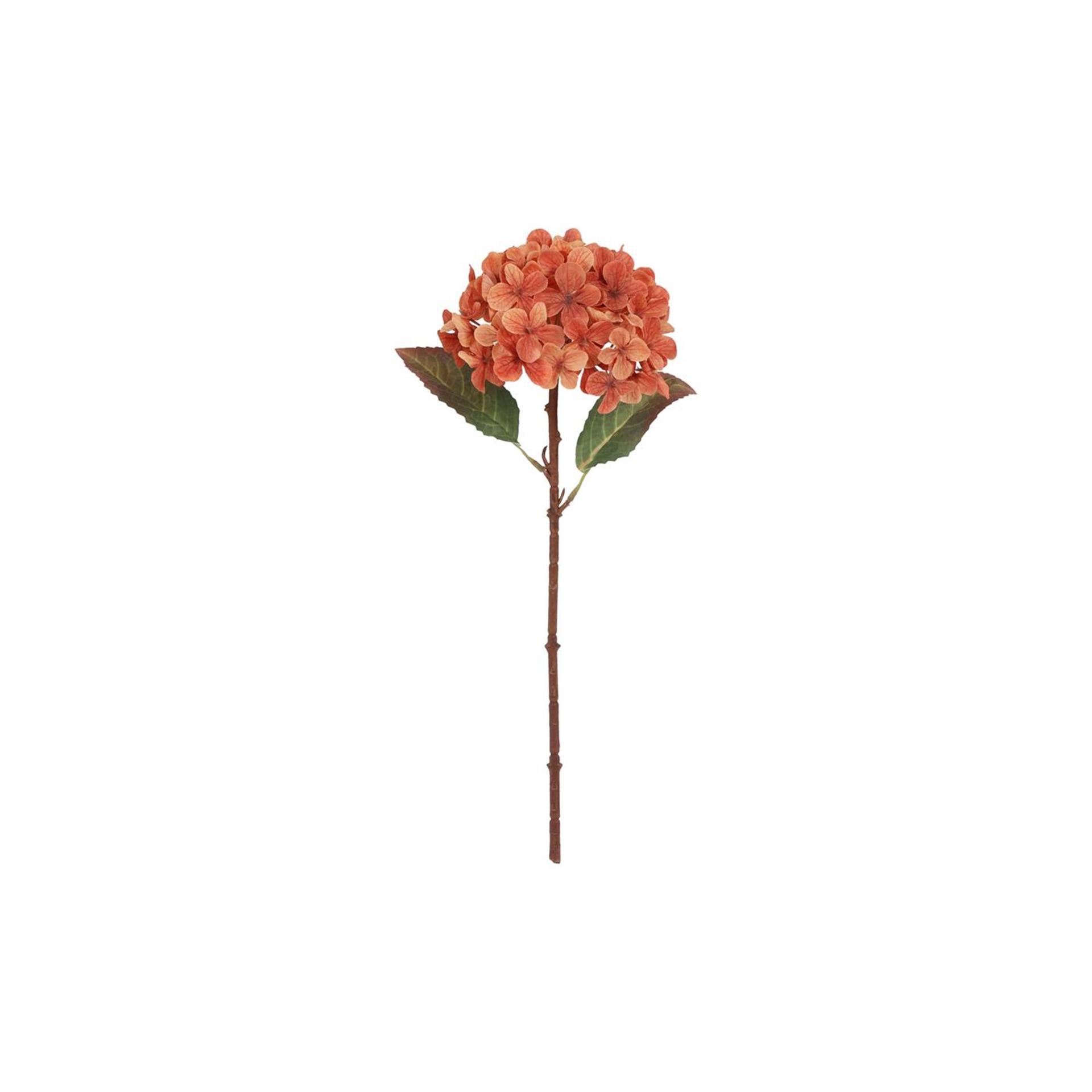 Countryfield kunstbloem hydrangea oranje