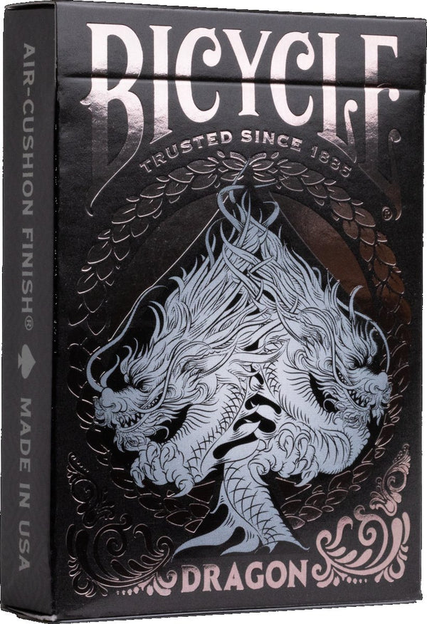 Bicycle dragon black - premium speelkaarten - poker - ultimates collectie - collectible