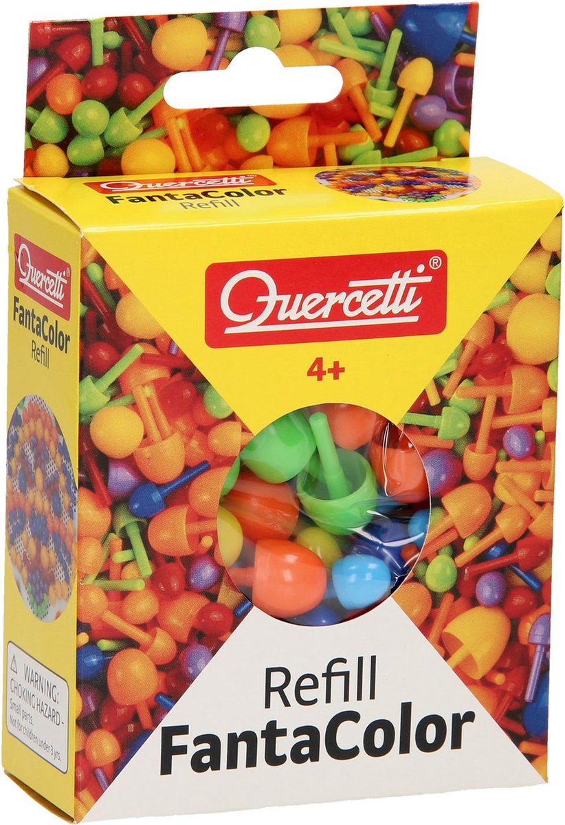 Quercetti insteekmozaïekspelden, 142st. gemengd