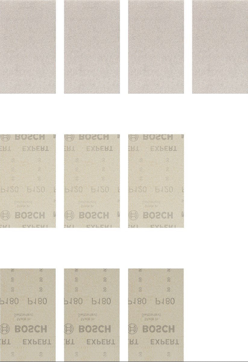 Bosch expert m480 serie - schuurgaas set - 133mm - 10 stuks