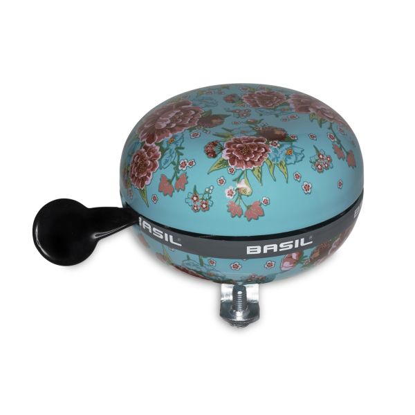 Basil Bloom - bicycle bell - 80 mm - light green with flowers