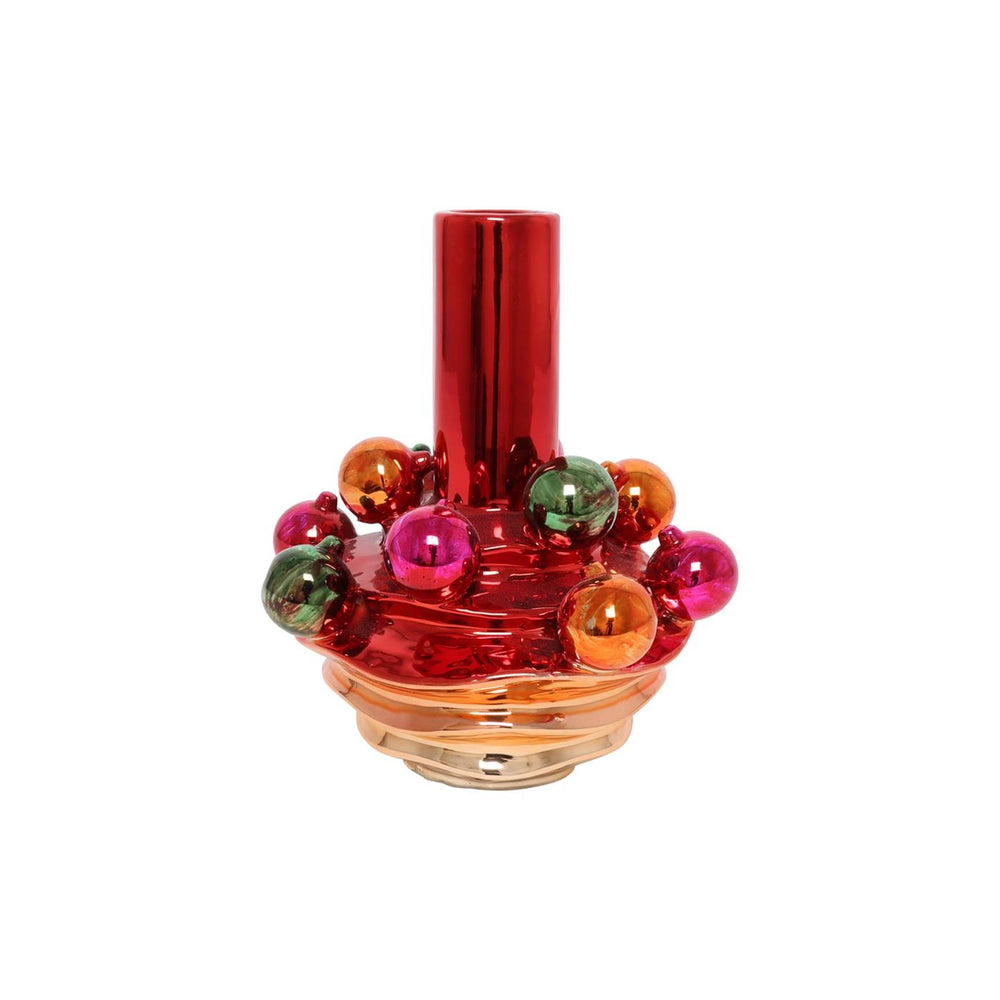 Countryfield vaas glamour s rood ã˜20,5xh26cm