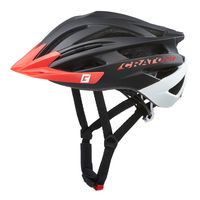 Cratoni helm agravic zwart-rood mat l-xl
