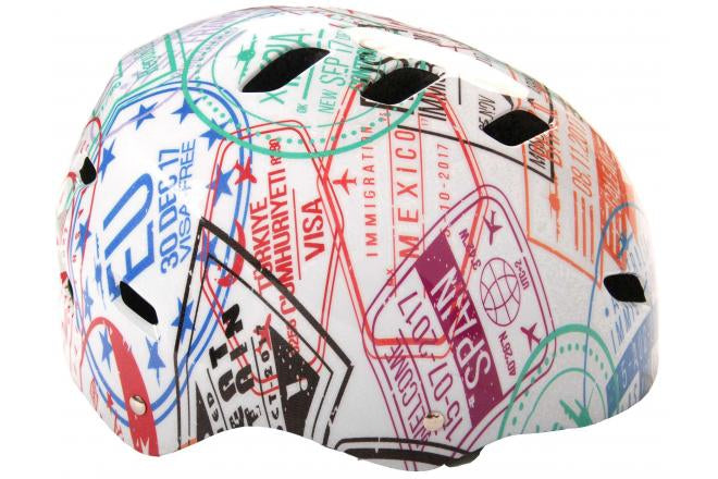Fiets-skatehelm Volare Travel the World 55-57cm