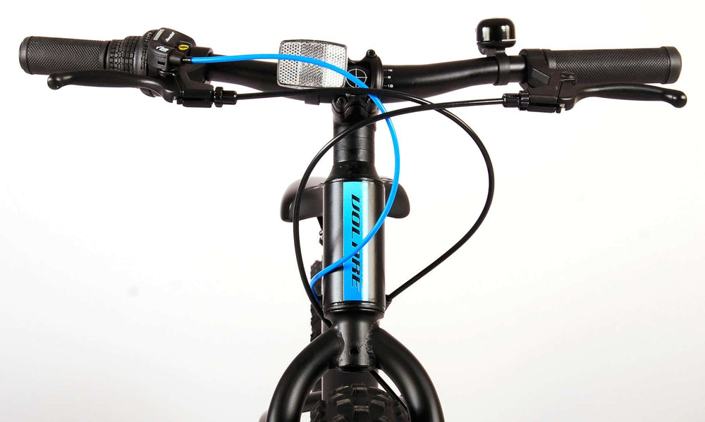 Vélo pour enfants Volare Gradient - Garçons - 20 pouces - Noir Bleu Aqua - 6 vitesses - Prime Collection