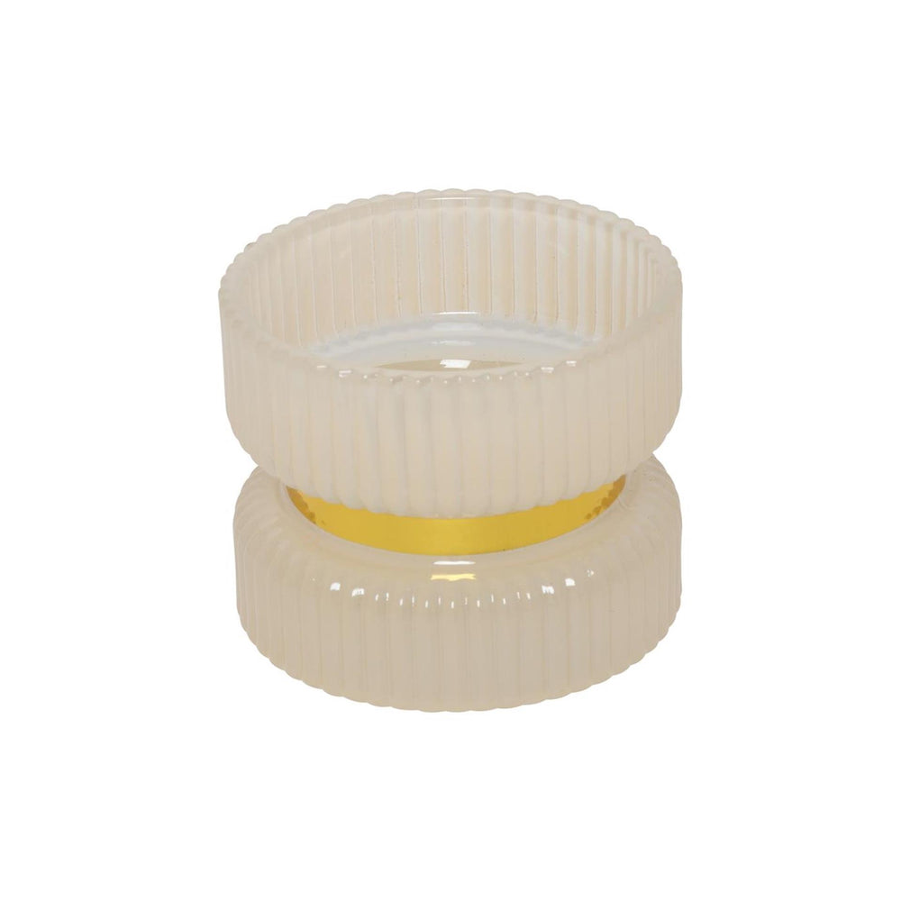 Countryfield kandelaar sybel crã¨me glas ø9xh7cm