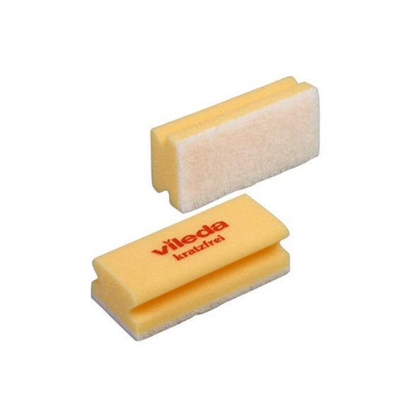Vileda glitzi non-scratch geel-wit (10 stuks)