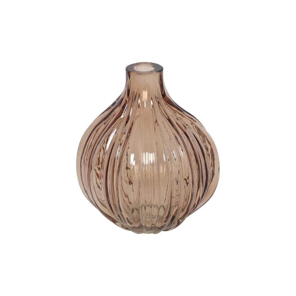 Countryfield vaas eline s bruin glas ã˜12xh14cm