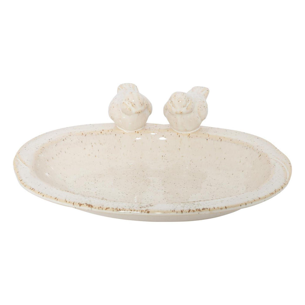 Countryfield vogelvoederschaal lissa wit 22x16,5x7cm