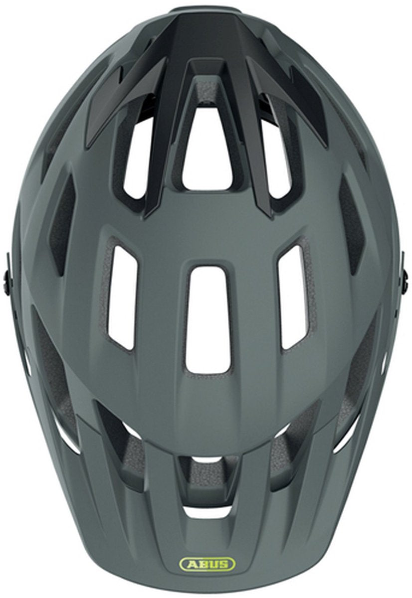 Abus fietshelm moventor 2.0 concrete grey l - 57-61 cm - grijs - geschikt voor gebruik op mountainbikes - 330 g