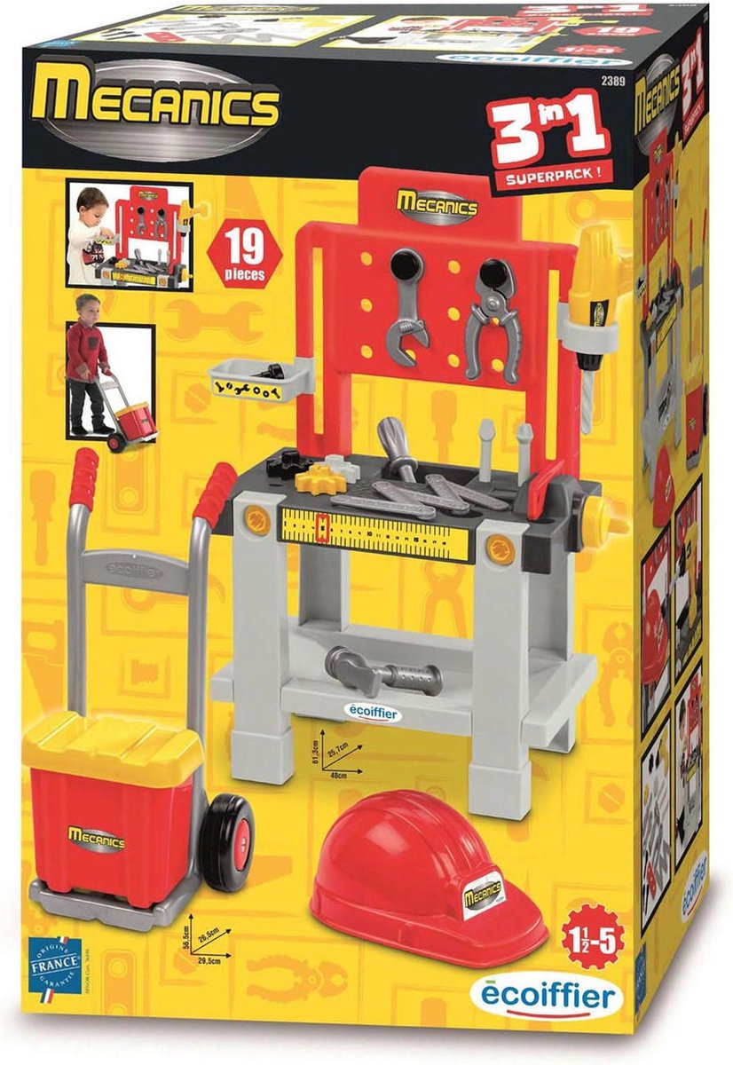Ecoffier gereedschapsset ecoiffier