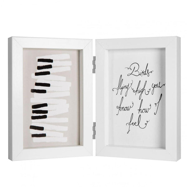 Henzo fotolijst piano tweeluik 10x15cm naturel