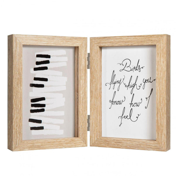 Henzo fotolijst piano tweeluik 13x18cm naturel