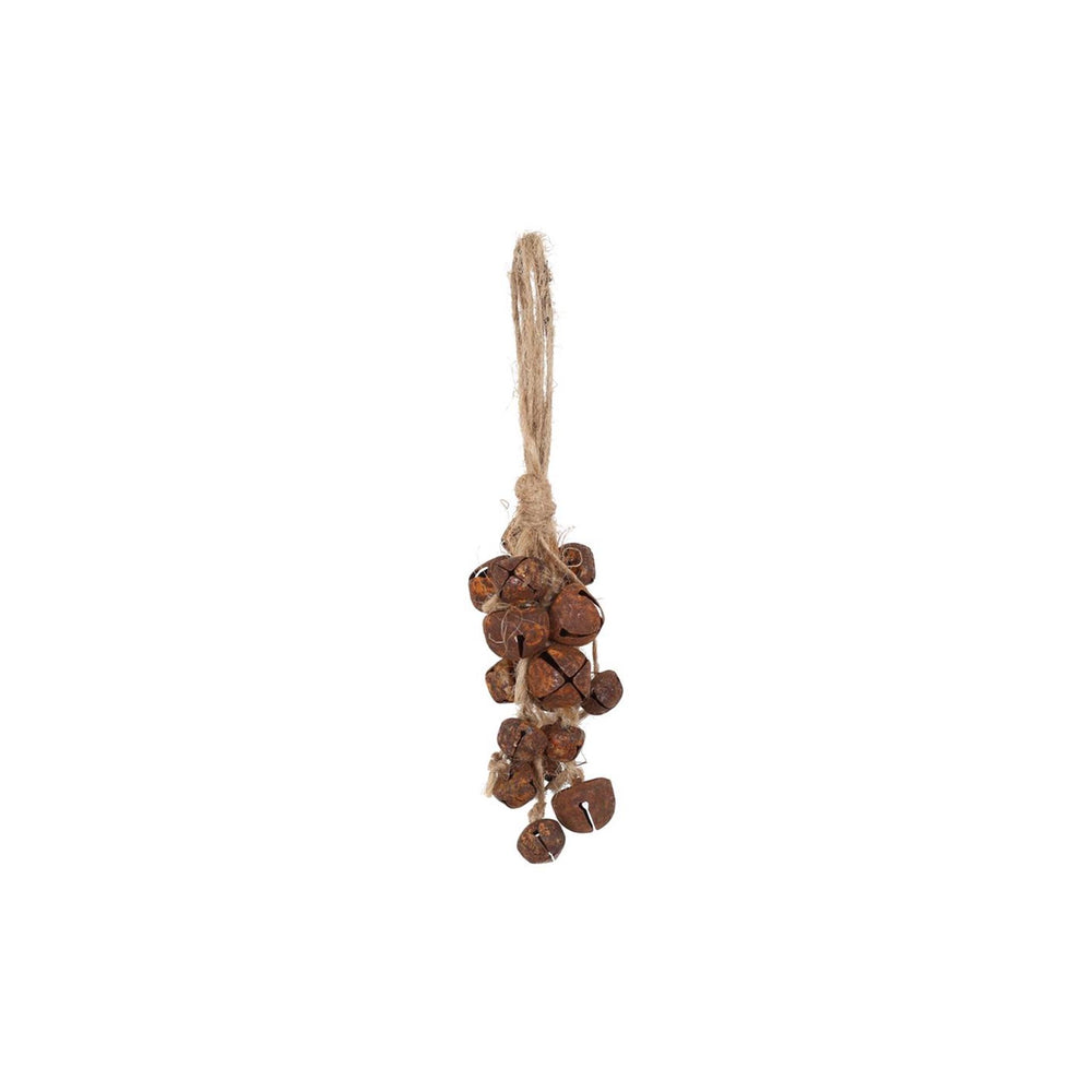 Countryfield kersthanger belletjes s roest 19x5x5cm