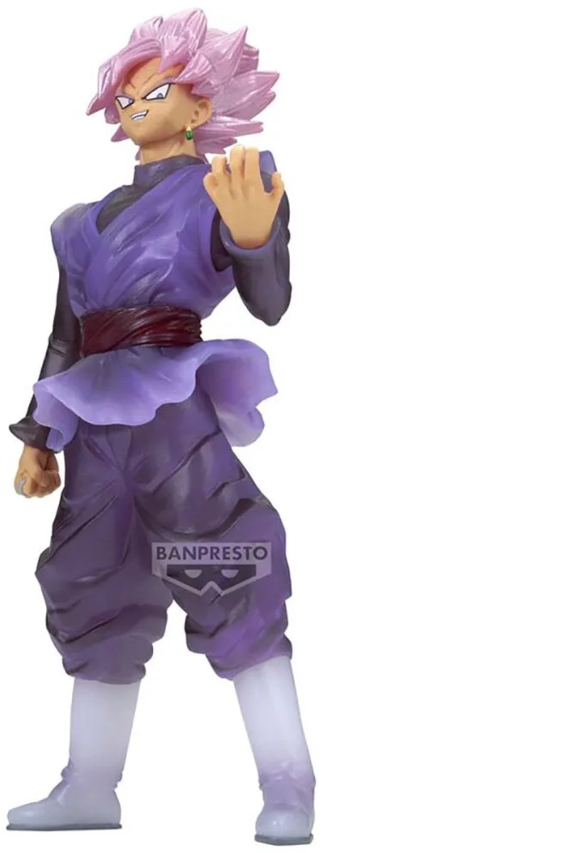Banpresto co., ltd. dragon ball super - clearise - black goku rosé statue 19cm