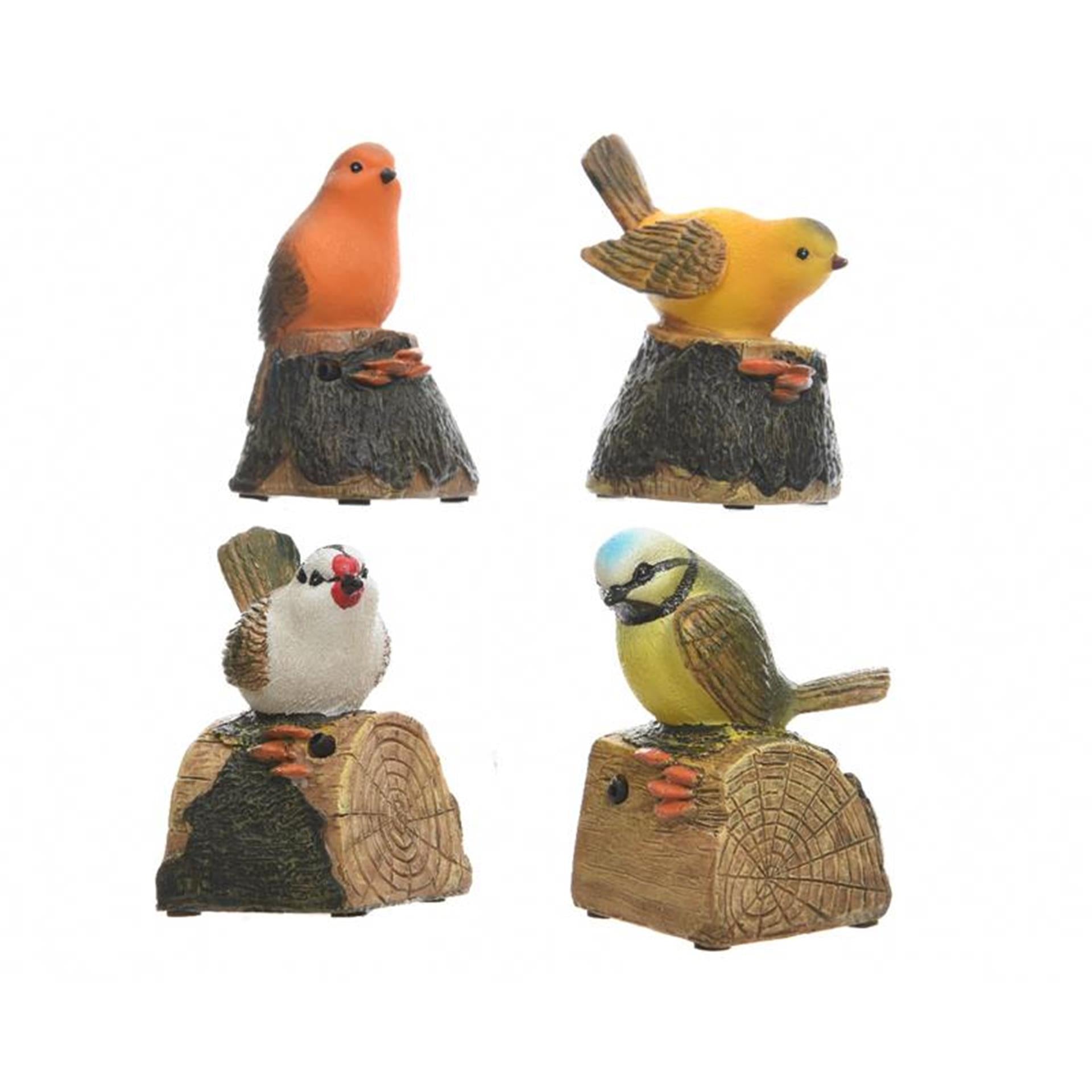 Decoris vogel polyresin l7.5-w6-h10cm