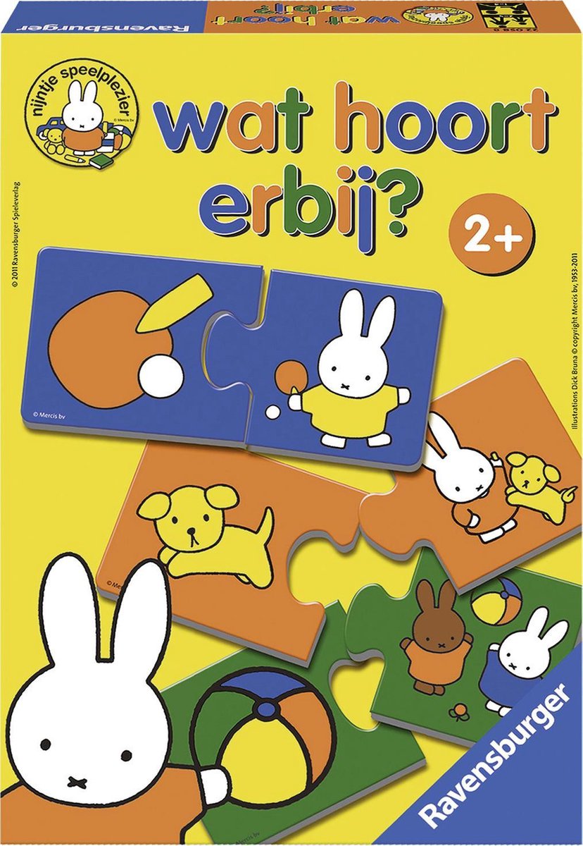 Ravensburger Miffy What Belongs With It? - Children's Game