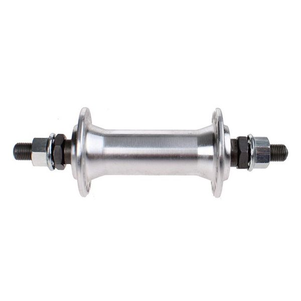 Moyeu avant Vinty aluminium 36 trous avec axe fixe 10 mm - argent