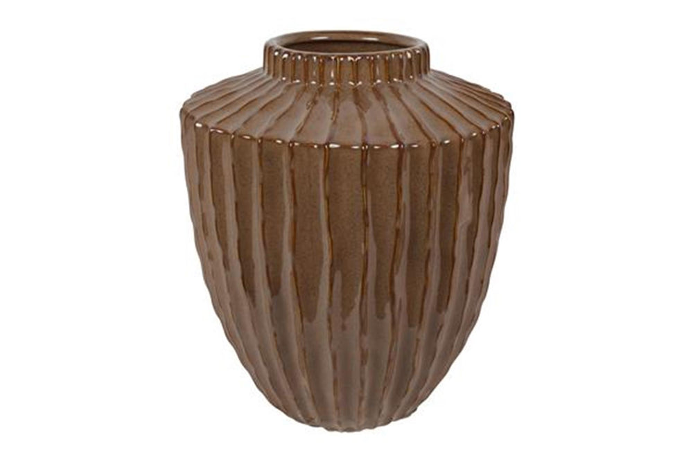 Countryfield vaas duuk m bruin 27x27x32cm