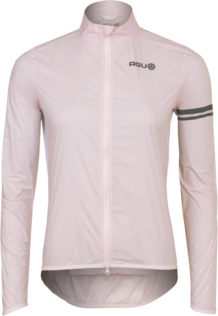 Agu windjack essential dames - pink frost - winddicht en waterafstotend