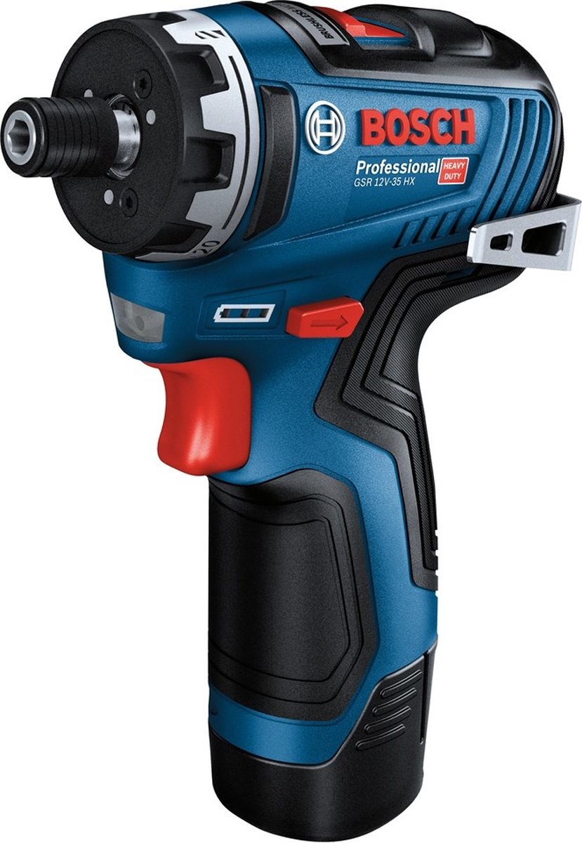 Bosch professional gsr 12v-35 hx accu schroefboormachine 12v 3.0ah (2x) - 06019j9101